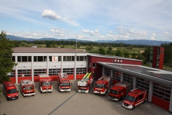 Luftbild Feuerwehrhaus