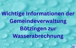 selbstgemachtes Bild zur Wasserrechnung