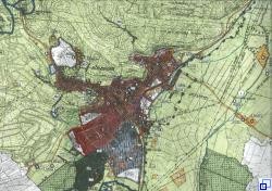 Lageplanausschnitt der Gemeinde